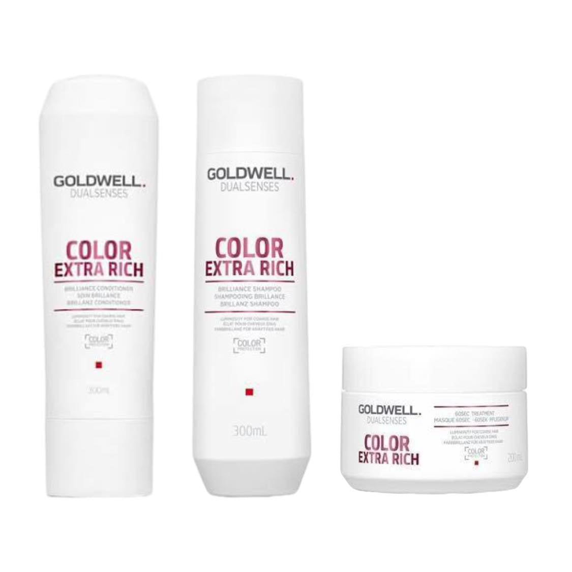 Dual Senses Trio Pack - Color Extra Rich Shampoo, Conditioner & 60sec Treatment